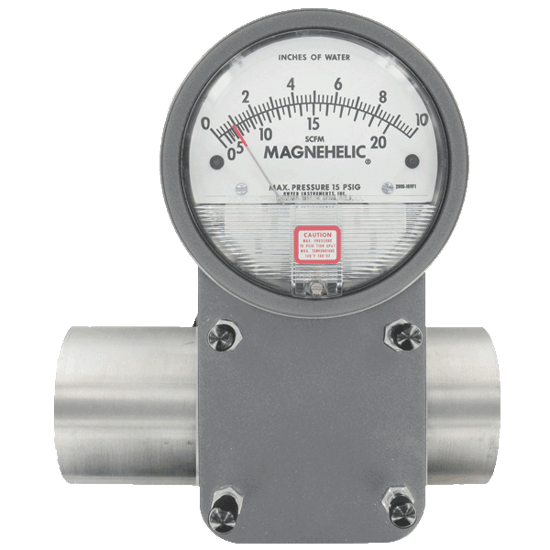 Dwyer Venturi Flowmeter with Magnehelic Gauge, VFLO